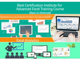 Excel Certification in Delhi, Pitampura, with VBA/Macros, MS Access SQL Course, SLA Institute, 100% Job Guarantee